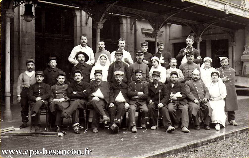 BESANÇON, le 24-12-1914 - Restaurant du Casino des Bains salins de la Mouillère.